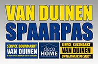 Spaarpas van Duinen